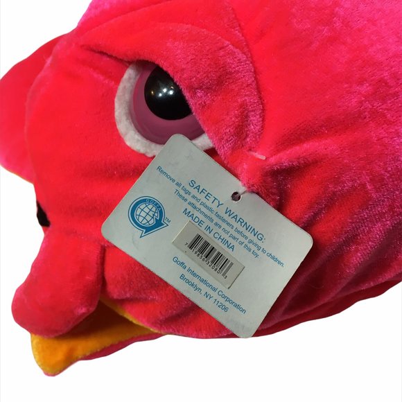 Goffa Pink Red LOBSTER Plush 20in. - Picture 5 of 8